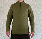 Тактичний костюм пуловер + штани осінній олива S - зображення 8