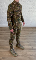 Военно-тактический костюм пуловер + штаны для ВСУ, НГУ на осенней флисе Мультикам XXL - изображение 3