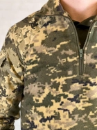 Убакс военный на флисе с рукавами рип-стоп и флисовой подкладкой для ВСУ Пиксель XXXL - изображение 6