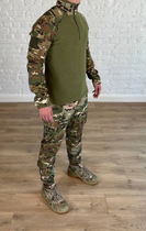 Військово-Тактична форма на флісі ріп-стоп убакс зі штанами Олива XXL - зображення 2
