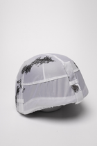 Кавер на шлем MICH с ушами белая клякса камуфляжный - изображение 2