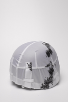 Кавер на шлем MICH с ушами белая клякса камуфляжный - изображение 3