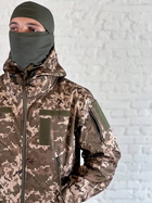 Куртка армейская на флисе SoftShell осень/зима Пиксель M - изображение 5