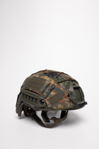 Чехол на военную каску FAST безухий с велкро-липучками в универсальном размере Бундес - изображение 1