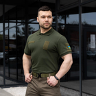 Мужская тактическая футболка поло хаки армейская XXL (68818897) - изображение 5