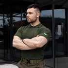 Мужская тактическая футболка поло хаки армейская M (68818894) - изображение 3