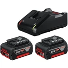 Набір акумуляторов + зарядний пристрій Bosch, GBA 18В 2х4.0Aч, ЗУ GAL 18V-40 (1.600.A01.9S0)