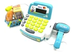 Кассовый аппарат Limo Toy игровой набор 17 предметов укр озвучка Бирюзовый (M 4391 I UA)