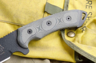 Ніж Tops Knives TOPS Knives Dart Fixed Blade Knife 5160 Steel Black 17,8 cm (DART-002) - зображення 13