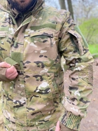 Військова форма мультикам демісезонна тактична multicam з наколінниками військова форма з курткою мультикам 54 - зображення 10