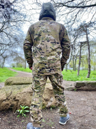 Військова форма мультикам демісезонна тактична multicam з наколінниками військова форма з курткою мультикам 54 - зображення 11