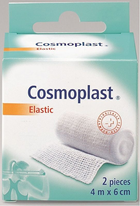 Эластичный бинт Cosmoplast Elastic Bandage 6 см x 4 м 2 шт (4046871004958) - изображение 1