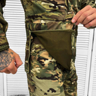 Чоловічий демісезонний Костюм G2 Куртка + Штани із Наколінниками у комплекті / Польова форма ріп-стоп мультикам розмір 3XL - зображення 7