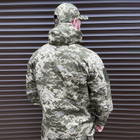 Чоловіча польова Куртка із кишенями та липучками під шеврони ріп-стоп піксель розмір XL - зображення 6