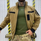 Мужская демисезонная Куртка Sudan Rip-stop с липучками под шевроны койот размер L - изображение 3
