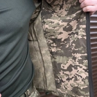 Мужская летняя Куртка с липучками под шевроны / Легкая Ветровка с капюшоном пиксель размер 3XL - изображение 6