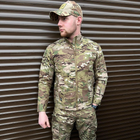 Мужская влагостойкая Куртка Tactical Series с карманами рип-стоп мультикам размер L - изображение 1