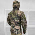 Мужская демисезонная Куртка SoftShell на флисе с капюшоном и липучками под шевроны мультикам размер XL - изображение 4