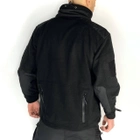 Мужская флисовая Кофта с усиленными вставками и вентиляционными молниями / Флиска черная размер L - изображение 3
