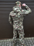 Щільна чоловіча Куртка з капюшоном Combat SoftShell на флісі мультикам розмір 54 - зображення 3
