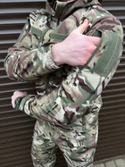 Плотная мужская Куртка с капюшоном Combat SoftShell на флисе мультикам размер 54 - изображение 4