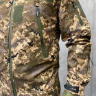 Мужской демисезонный Костюм Burn Out Куртка с капюшоном + Брюки / Полевая Форма SoftShell пиксель размер 2XL - изображение 4