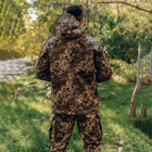 Утепленный мужской Костюм SoftShell на флисе / Комплект Куртка с капюшоном + Брюки пиксель размер XL - изображение 6
