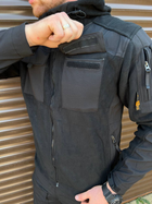 Чоловіча Флісова Куртка з Захисними накладками та вентиляційними пазухами чорна розмір XL - зображення 8