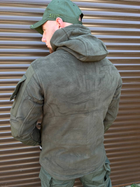 Чоловіча Флісова Куртка з Захисними накладками та вентиляційними пазухами олива розмір L - зображення 4