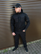 Чоловіча Флісова Куртка з Захисними накладками та вентиляційними пазухами чорна розмір L - зображення 3