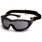 Защитные очки Pyramex V3T с покрытием Anti-Fog и Уплотнителем серые - изображение 1