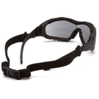 Защитные очки Pyramex V3T с покрытием Anti-Fog и Уплотнителем серые - изображение 4