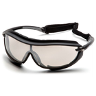 Защитные очки Pyramex XS3 PLUS с уплотнителем и Anti-Fog покрытием зеркальные серые - изображение 1