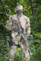 Тактичний 3-точковий збройовий ремінь FRAG з карабіном та антабкою COYOTE MAX - зображення 7