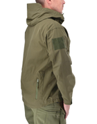 Тактическая летняя куртка (парка, ветровка) с капюшоном Warrior Wear JA-24 L Olive Green - изображение 9