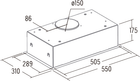 Okap kuchenny Cata GCB 55 X (8422248108454) - obraz 2