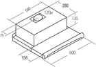 Okap kuchenny Cata TF 5260 X (8422248082129) - obraz 2