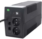 UPS Qoltec Monolith 450VA 240W LCD USB RJ45 (5901878539775) - obraz 2