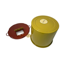 Контейнер для медичних відходів 8 л, вторинний пластик, жовтий - зображення 2