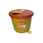 Контейнер для медицинских отходов 8 л, вторичный пластик, желтый - изображение 4