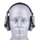 Тактичні шумоподавляючі навушники для стрільби Sordin Supreme Pro-X. Ударостійкий пластик, сталь Мультикам - зображення 3