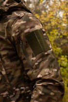 Утеплена чоловіча куртка з капюшоном SoftShell на флісі мультикам розмір 2XL - зображення 4