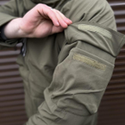 Чоловіча водонепроникна Куртка 2в1 HAN-WILD G8 Softshell із знімною Флісовою підкладкою олива розмір L - зображення 2