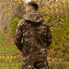 Утеплений чоловічий Костюм SoftShell на флісі / Комплект Куртка з капюшоном + Штани мультикам розмір XL - зображення 4