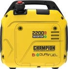 Inwerterowy generator benzynowy Champion The Mighty Atom LPG Dual Fuel 2200 W 1.8/2.2 kW (92001I-DF-EU) - obraz 5