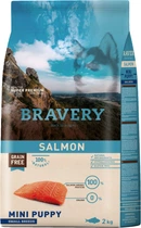 Сухий корм BRAVERY Salmon Mini Puppy для цуценят дрібних порід з лососем
