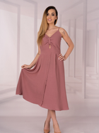 Sukienka letnia damska midi Merribel Molinen XL Różowa (5907621620752) - obraz 4
