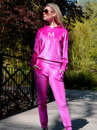 Спортивний костюм жіночий Merribel Dollien M Фуксія (5907621631598) - зображення 4