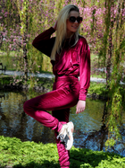 Спортивний костюм жіночий Merribel Goldenia L Червоний (5907621631727) - зображення 3