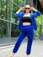 Спортивний костюм жіночий Merribel Klindey M Блакитний (5907621631895) - зображення 4